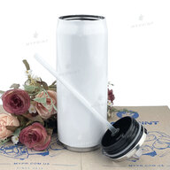 Thermocup for sublimation metal (steel 304) "Coca Cola" white (400 ml) (9388) - фото 3 Thermocup for sublimation metal (steel 304) "Coca Cola" white (400 ml) (9388) - фото 3 - Blanks for sublimation