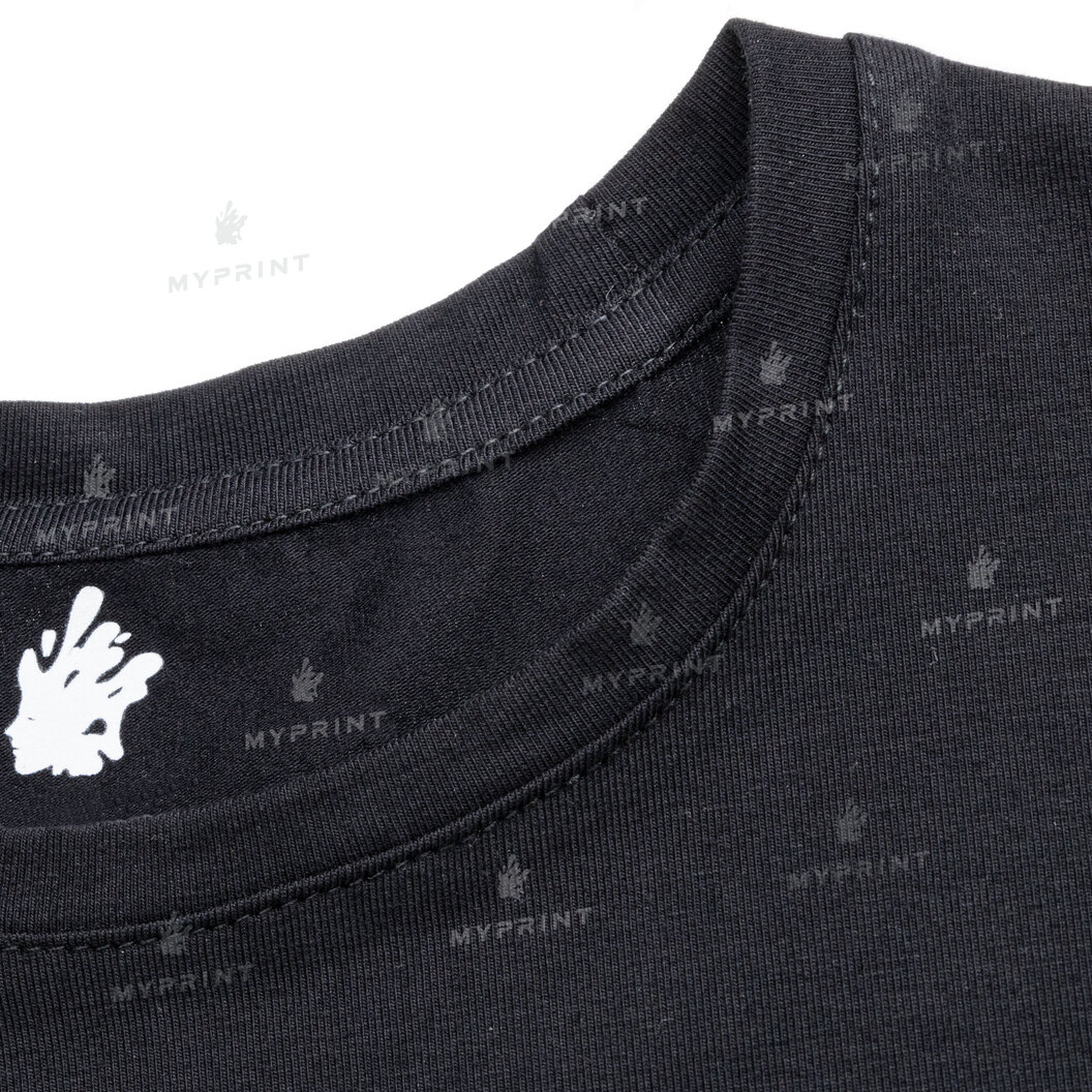 T-shirt for children cotton/elastane 170 g/m², black, 122 (9566) - фото 4 T-shirt for children cotton/elastane 170 g/m², black, 122 (9566) - фото 4 - Blanks for sublimation