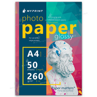 Фотопапір My Print глянцевий 260 г/м², A4, 50 аркушів (9628) - фото 1 Фотопапір My Print глянцевий 260 г/м², A4, 50 аркушів (9628) - фото 1 - Витратні матеріали для друку