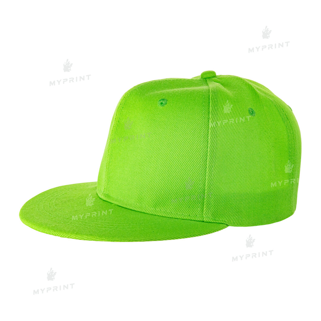 Кепка с прямым козырьком snapback салатовая (9517) - фото 1 Кепка с прямым козырьком snapback салатовая (9517) - фото 1 - Заготовки для сублимации