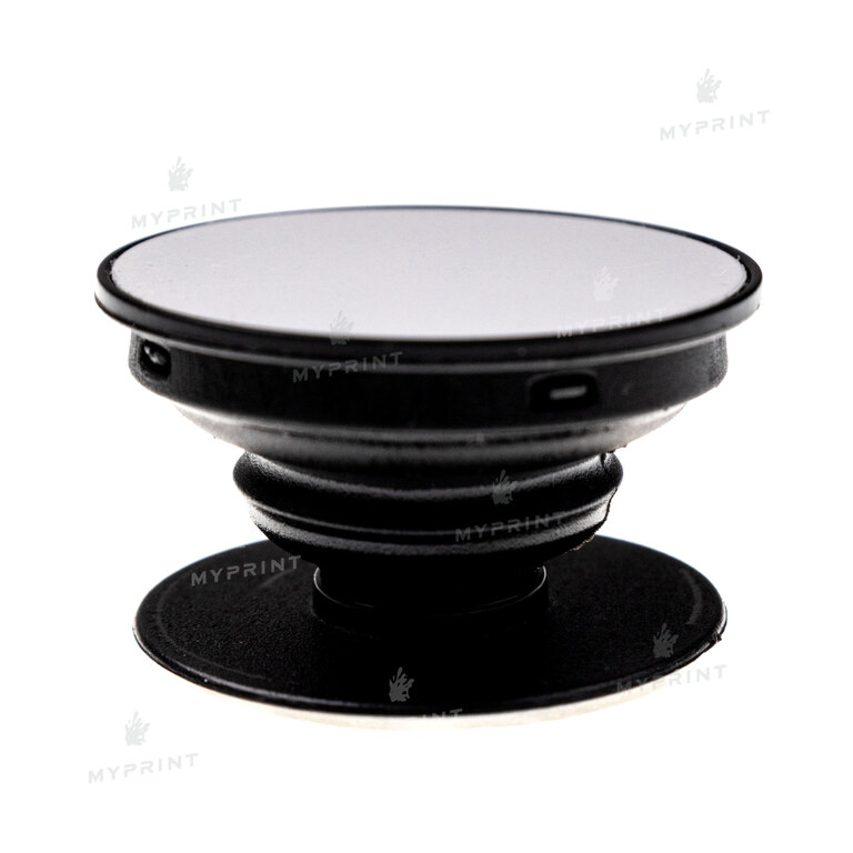 Popsocket for sublimation plastic round black d = 37 mm (6398)  Popsocket for sublimation plastic round black d = 37 mm (6398)