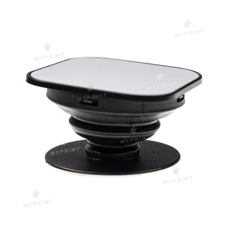 Popsocket for sublimation plastic square black 40*40 mm (9579)  Popsocket for sublimation plastic square black 40*40 mm (9579)