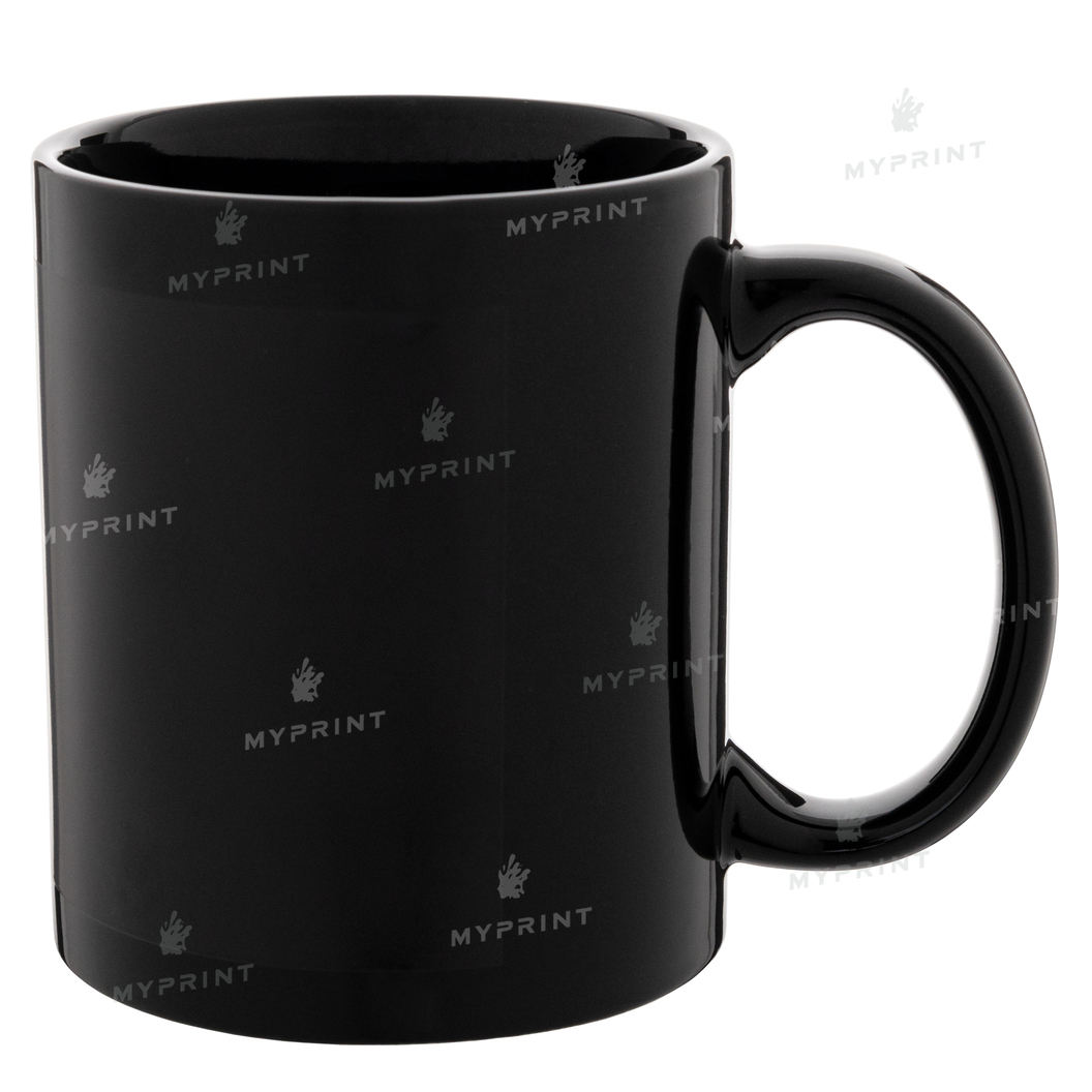 Чашка для сублімації хамелеон з областю для друку чорна 11 Oz (330 мл) (7059) - фото 1 Чашка для сублімації хамелеон з областю для друку чорна 11 Oz (330 мл) (7059) - фото 1 - Заготовки для сублімації