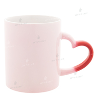 Чашка для сублімації хамелеон з ручкою у формі серця глянцева червона 11 Oz (330 мл) (2796) - фото 2 Чашка для сублімації хамелеон з ручкою у формі серця глянцева червона 11 Oz (330 мл) (2796) - фото 2 - Заготовки для сублімації