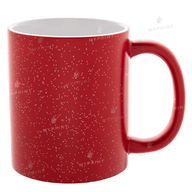 Чашка для сублімації хамелеон з блискітками матова червона 11 Oz (330 мл) (6306) - фото 1 Чашка для сублімації хамелеон з блискітками матова червона 11 Oz (330 мл) (6306) - фото 1 - Заготовки для сублімації