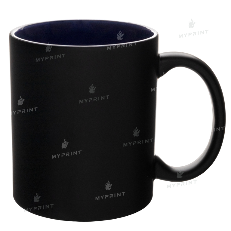 Кружка для сублимации хамелеон матовая внутри темно-синяя 11 Oz (330 мл) (6840)  Кружка для сублимации хамелеон матовая внутри темно-синяя 11 Oz (330 мл) (6840)