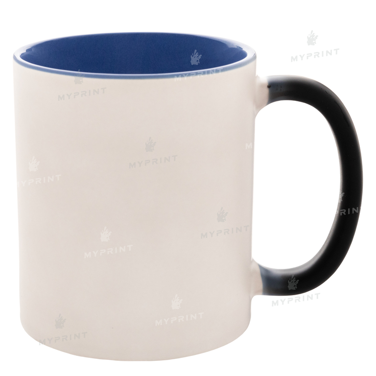 Кружка для сублимации хамелеон матовая внутри синяя 11 Oz (330 мл) (6846)  Кружка для сублимации хамелеон матовая внутри синяя 11 Oz (330 мл) (6846)