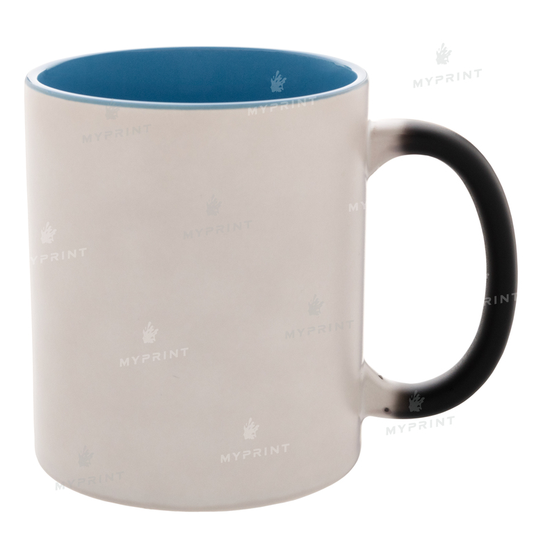 Кружка для сублимации хамелеон матовая внутри голубая 11 Oz (330 мл) (6841)  Кружка для сублимации хамелеон матовая внутри голубая 11 Oz (330 мл) (6841)