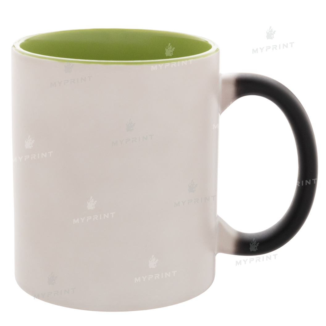 Кружка для сублимации хамелеон матовая внутри салатовая 11 Oz (330 мл) (6842) - фото 2 Кружка для сублимации хамелеон матовая внутри салатовая 11 Oz (330 мл) (6842) - фото 2 - Заготовки для сублимации