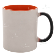 Кружка для сублимации хамелеон матовая внутри оранжевая 11 Oz (330 мл) (6843) - фото 2 Кружка для сублимации хамелеон матовая внутри оранжевая 11 Oz (330 мл) (6843) - фото 2 - Заготовки для сублимации