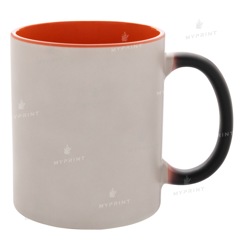 Кружка для сублимации хамелеон матовая внутри оранжевая 11 Oz (330 мл) (6843)  Кружка для сублимации хамелеон матовая внутри оранжевая 11 Oz (330 мл) (6843)