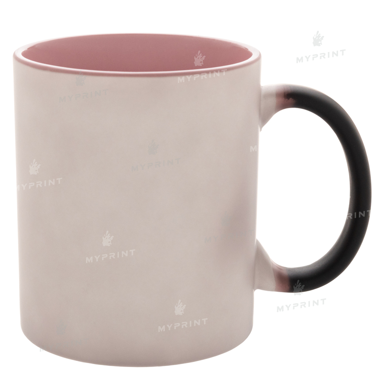 Кружка для сублимации хамелеон матовая внутри розовая 11 Oz (330 мл) (6837)  Кружка для сублимации хамелеон матовая внутри розовая 11 Oz (330 мл) (6837)