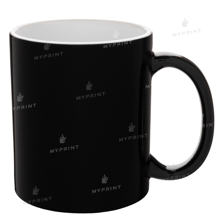 Кружка для сублимации хамелеон глянцевая черная 11 Oz (330 мл) (2068)  Кружка для сублимации хамелеон глянцевая черная 11 Oz (330 мл) (2068)