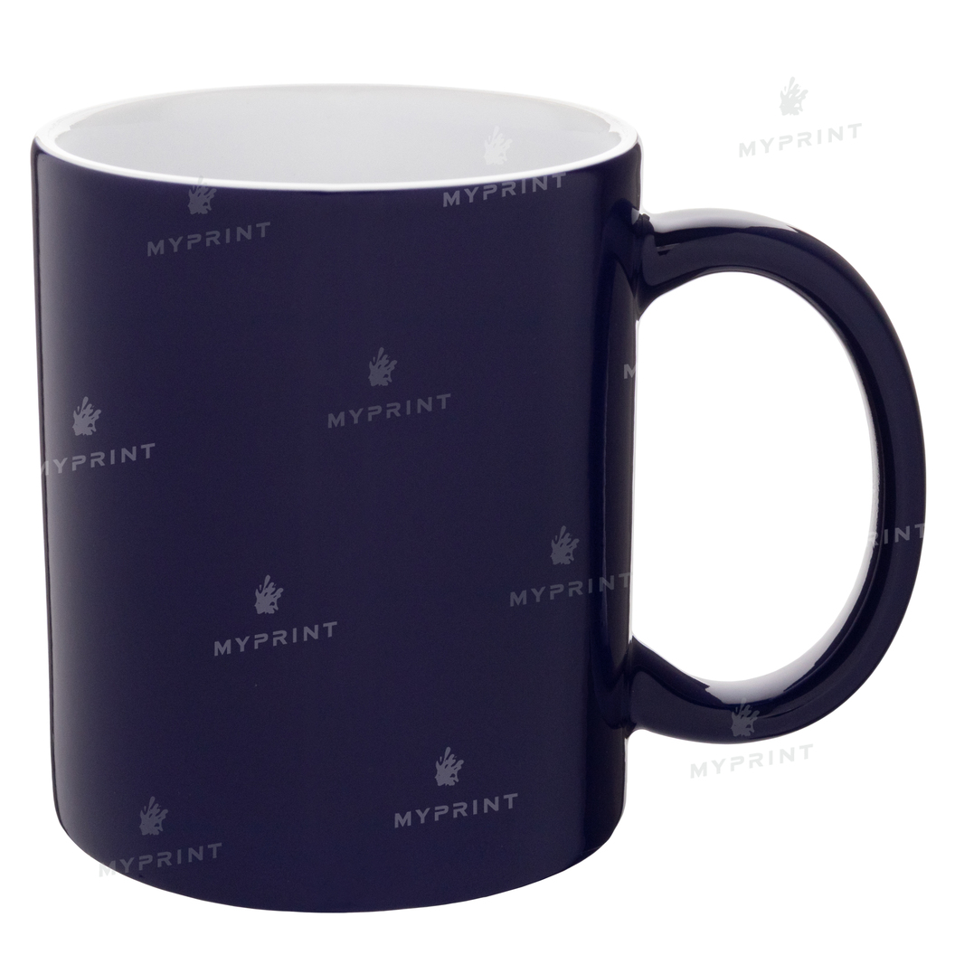 Чашка для сублімації хамелеон глянцева синя 11 Oz (330 мл) (6313) - фото 1 Чашка для сублімації хамелеон глянцева синя 11 Oz (330 мл) (6313) - фото 1 - Заготовки для сублімації