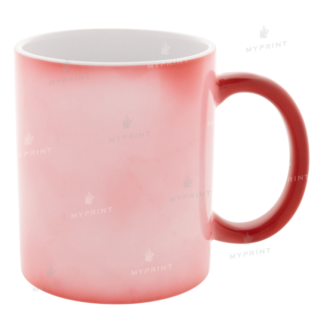 Кружка для сублимации хамелеон полуматовая красная 11 Oz (330 мл) (2794) - фото 2 Кружка для сублимации хамелеон полуматовая красная 11 Oz (330 мл) (2794) - фото 2 - Заготовки для сублимации