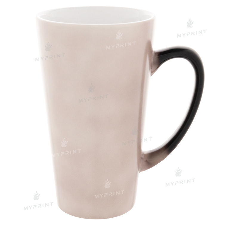 Кружка для сублимации хамелеон полуматовая черная латте 17 Oz (500 мл) (6314)  Кружка для сублимации хамелеон полуматовая черная латте 17 Oz (500 мл) (6314)