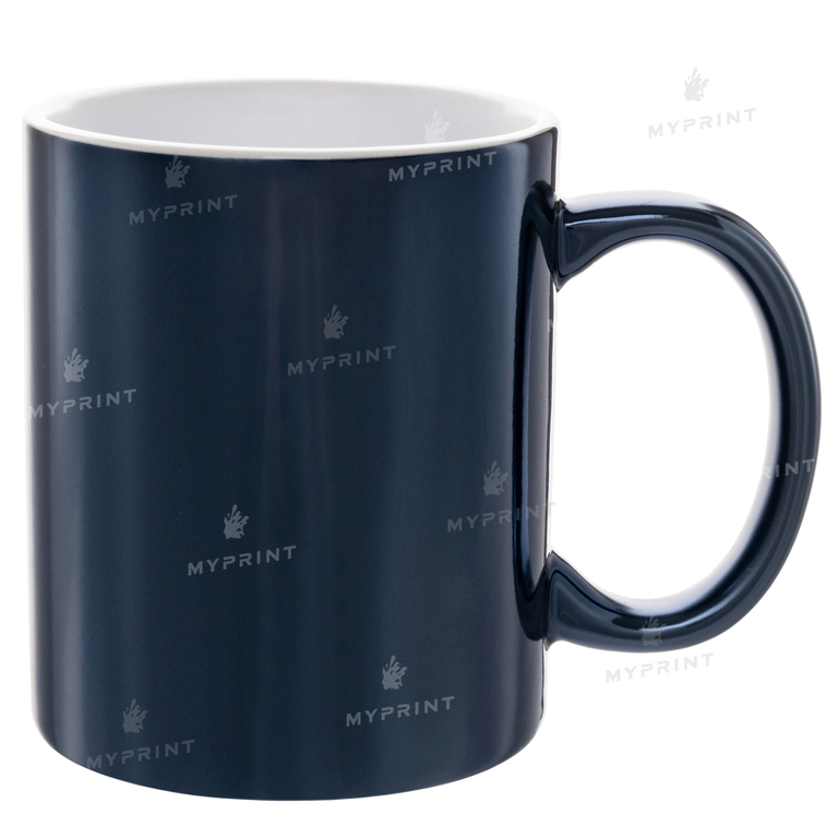 Кружка для сублимации металлик синяя 11 Oz (330 мл) (6854)  Кружка для сублимации металлик синяя 11 Oz (330 мл) (6854)