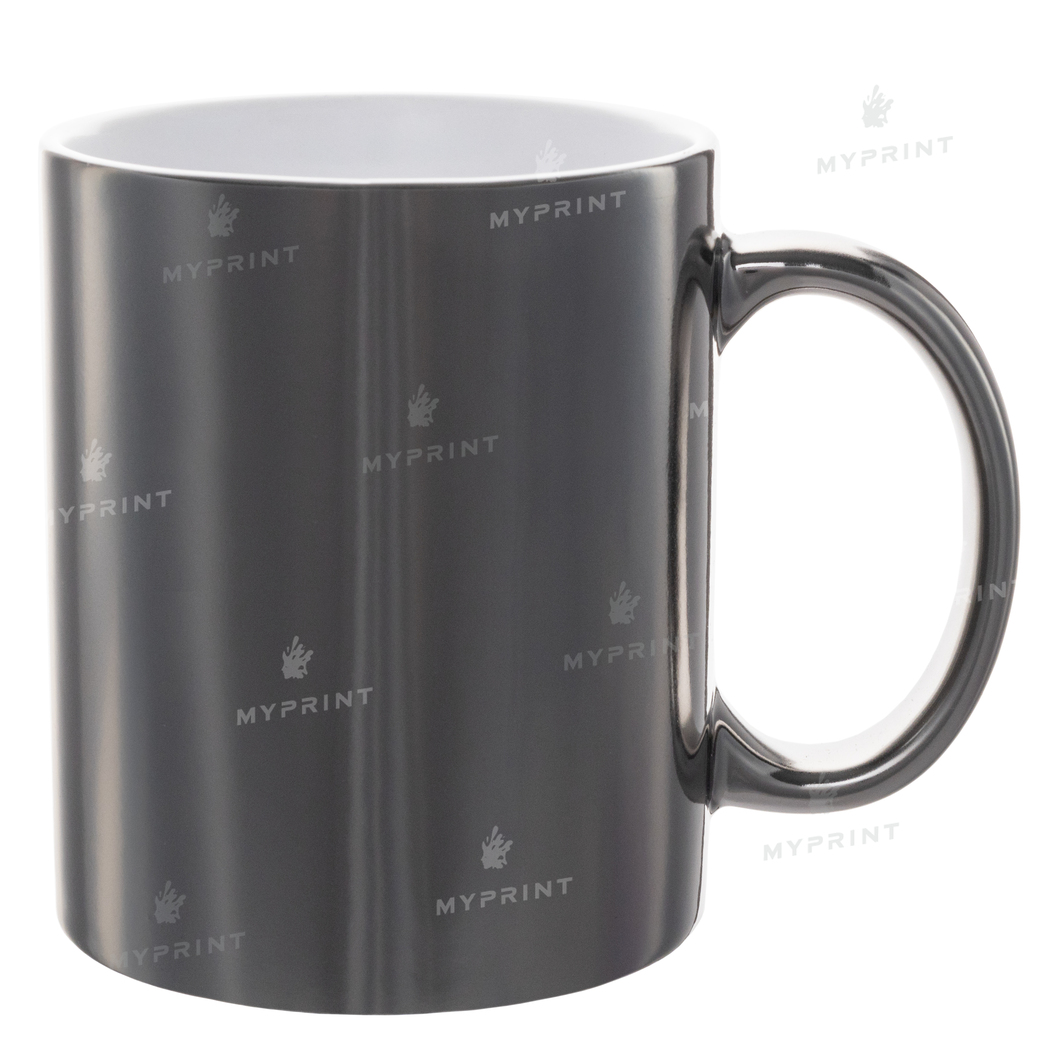 Чашка для сублімації металік срібляста 11 Oz (330 мл) (6853) - фото 1 Чашка для сублімації металік срібляста 11 Oz (330 мл) (6853) - фото 1 - Заготовки для сублімації
