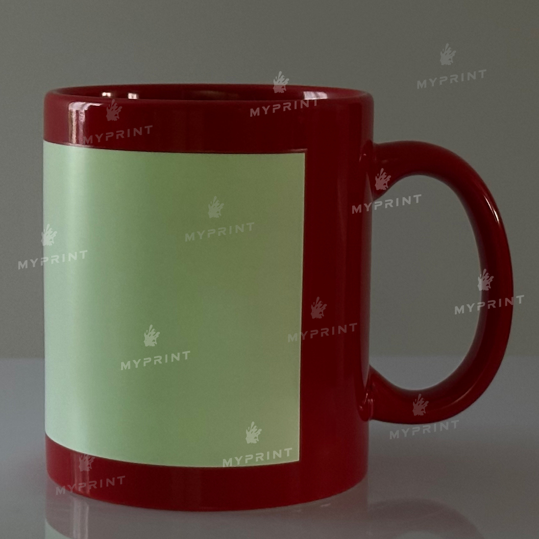 Чашка для сублімації флуоресцентна з областю для друку червона 11 Oz (330 мл) (6848) - фото 2 Чашка для сублімації флуоресцентна з областю для друку червона 11 Oz (330 мл) (6848) - фото 2 - Заготовки для сублімації