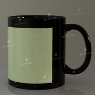 Sublimation Mug Fluorescent with Printable Area Black 11 Oz (330 ml) (6847) - фото 2 Sublimation Mug Fluorescent with Printable Area Black 11 Oz (330 ml) (6847) - фото 2 - Blanks for sublimation