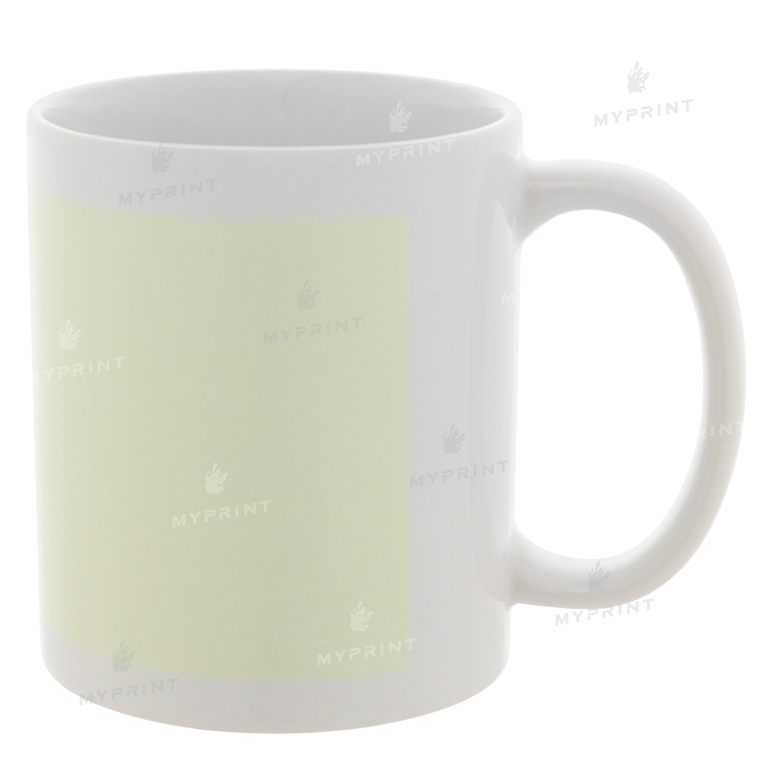 Кружка для сублимации флуоресцентная с областью для печати белая 11 Oz (330 мл) (2070)  Кружка для сублимации флуоресцентная с областью для печати белая 11 Oz (330 мл) (2070)
