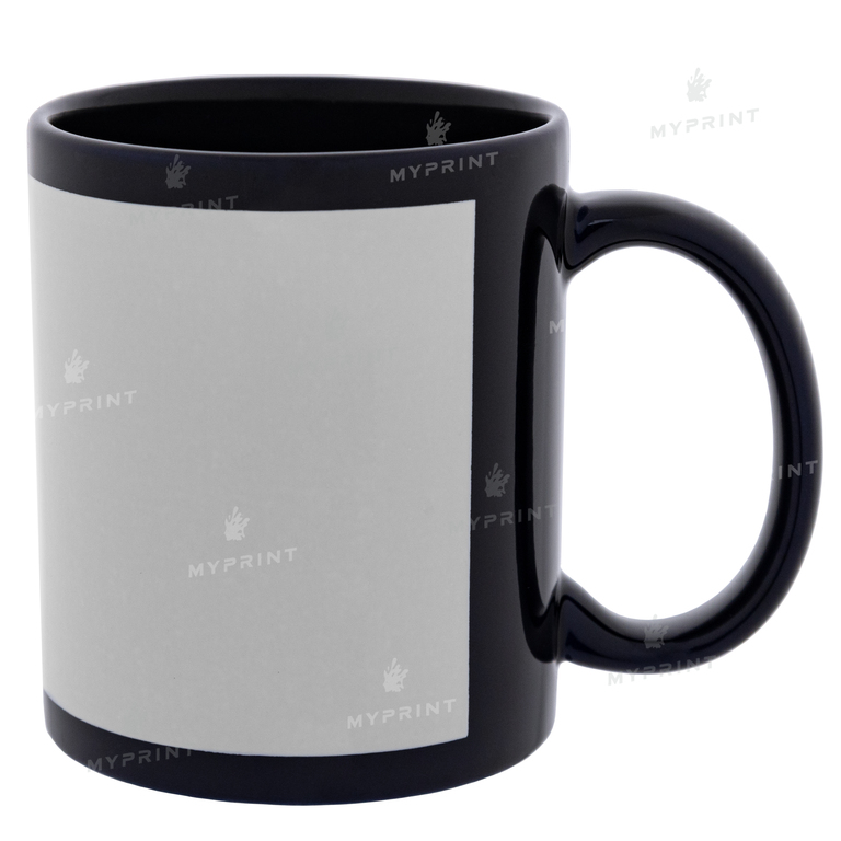 Кружка для сублимации цветная с областью для печати темно-синяя 11 Oz (330 мл) (6081)  Кружка для сублимации цветная с областью для печати темно-синяя 11 Oz (330 мл) (6081)