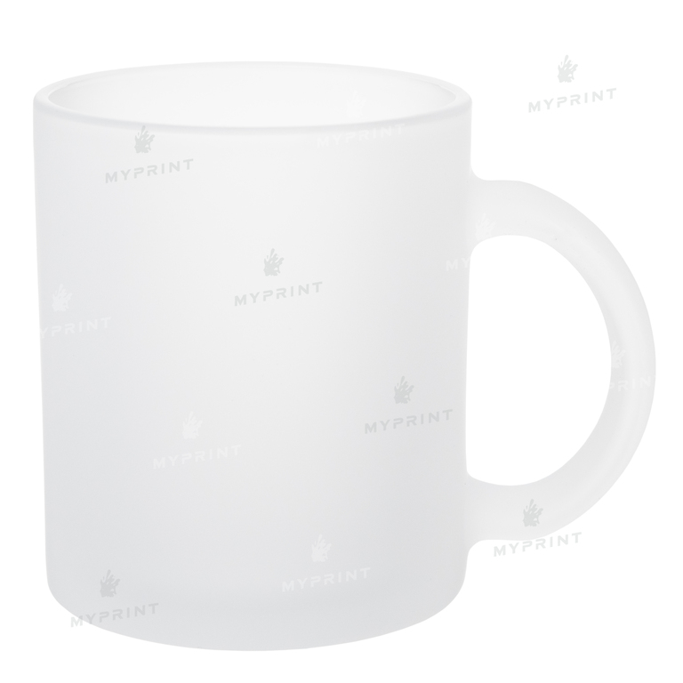 Кружка для сублимации стеклянная матовая 11 Oz (330 мл) (6072)  Кружка для сублимации стеклянная матовая 11 Oz (330 мл) (6072)
