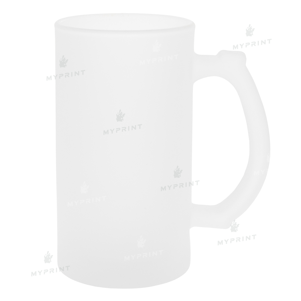 Beer glass for sublimation frosted glass (500 ml) (6076) - фото 1 Beer glass for sublimation frosted glass (500 ml) (6076) - фото 1 - Blanks for sublimation