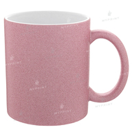Кружка для сублимации глиттер розовая 11 Oz (330 мл) (6101) - фото 1 Кружка для сублимации глиттер розовая 11 Oz (330 мл) (6101) - фото 1 - Заготовки для сублимации
