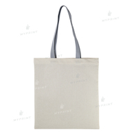 Shopper for sublimation linen vertical with gray handles 35*38.5 cm (9964) - фото 2 Shopper for sublimation linen vertical with gray handles 35*38.5 cm (9964) - фото 2 - Blanks for sublimation
