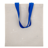 Shopper for sublimation linen vertical with blue handles 35*38.5 cm (9965) - фото 1 Shopper for sublimation linen vertical with blue handles 35*38.5 cm (9965) - фото 1 - Blanks for sublimation