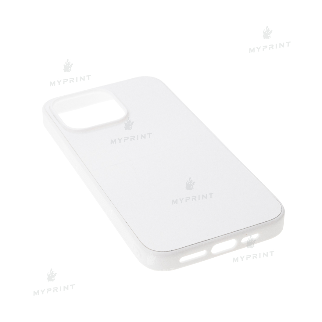 Чохол для сублімації 2D силіконовий (TPU) для iPhone 15 Pro білий (9896) - фото 2 Чохол для сублімації 2D силіконовий (TPU) для iPhone 15 Pro білий (9896) - фото 2 - Заготовки для сублімації
