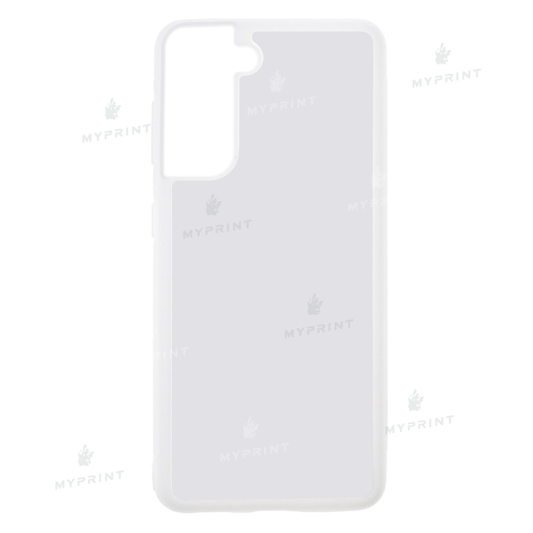 Cover for sublimation 2D silicone (TPU) for Samsung S21 white (7317) - фото 1 Cover for sublimation 2D silicone (TPU) for Samsung S21 white (7317) - фото 1 - Blanks for sublimation