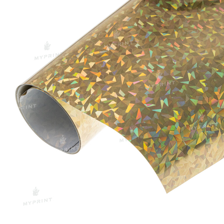 Термотрансферна плівка My Print Diamond золотиста 1 пог. м. (1*0,5 м) (9804)  Термотрансферна плівка My Print Diamond золотиста 1 пог. м. (1*0,5 м) (9804)