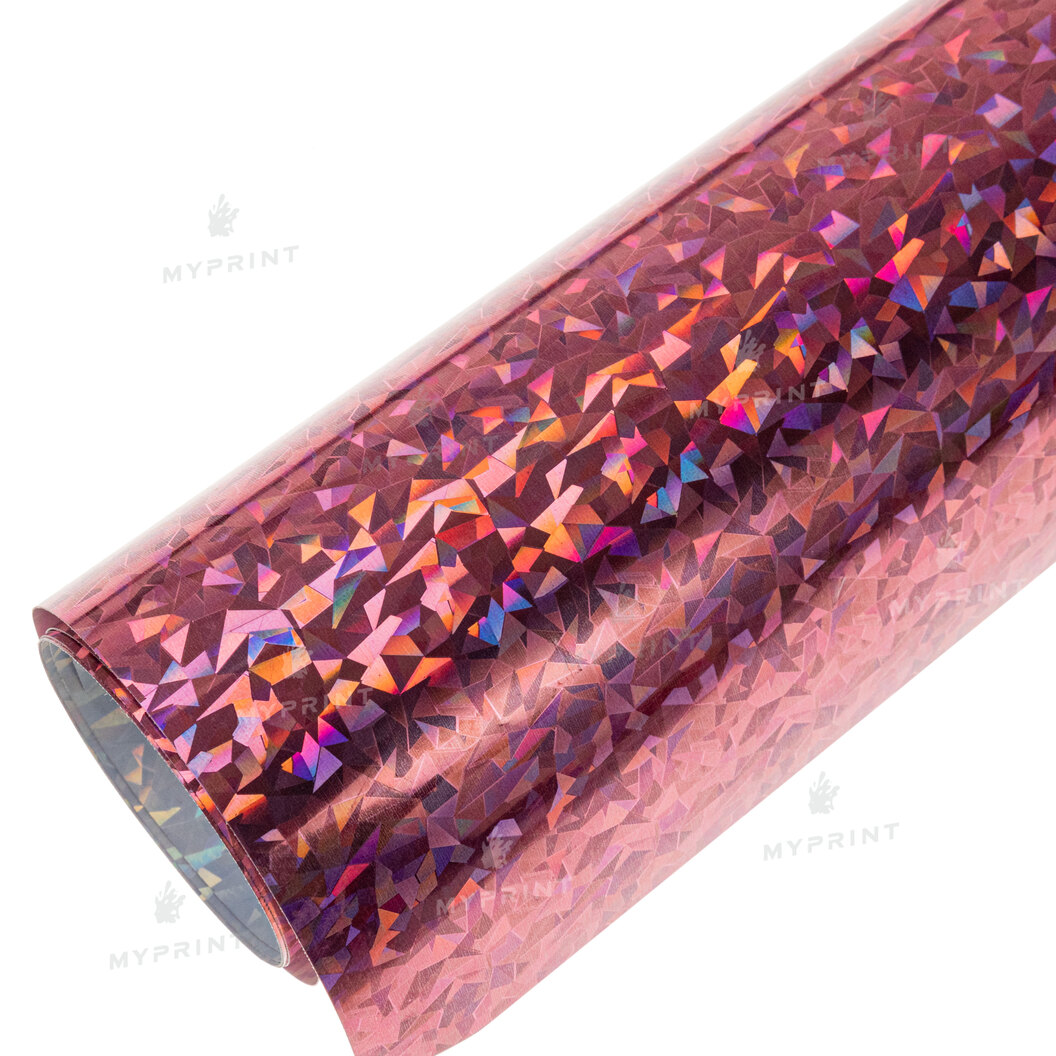 Термотрансферна плівка My Print Diamond рожева 1 пог. м. (1*0,5 м) (9806) - фото 2 Термотрансферна плівка My Print Diamond рожева 1 пог. м. (1*0,5 м) (9806) - фото 2 - Плотери і матеріали для порізки