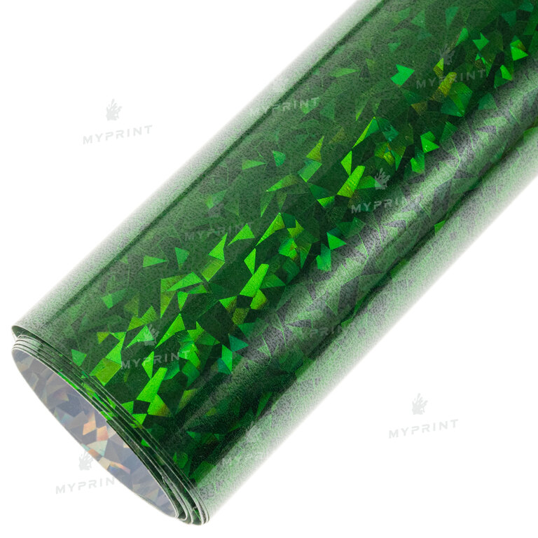 Термотрансферная пленка My Print Diamond зелёная 1 пог. м. (1*0,5 м) (9810)  Термотрансферная пленка My Print Diamond зелёная 1 пог. м. (1*0,5 м) (9810)