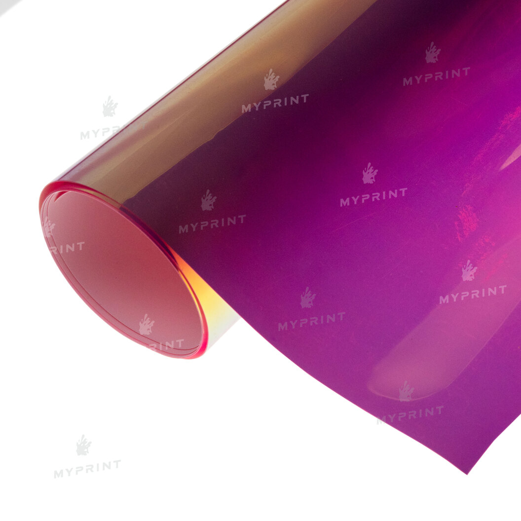 Термотрансферная пленка My Print Holographic люминесцентная розовая с розовым свечением 1 пог. м. (1*0,5 м) (9794) - фото 1 Термотрансферная пленка My Print Holographic люминесцентная розовая с розовым свечением 1 пог. м. (1*0,5 м) (9794) - фото 1 - Расходные материалы для печати