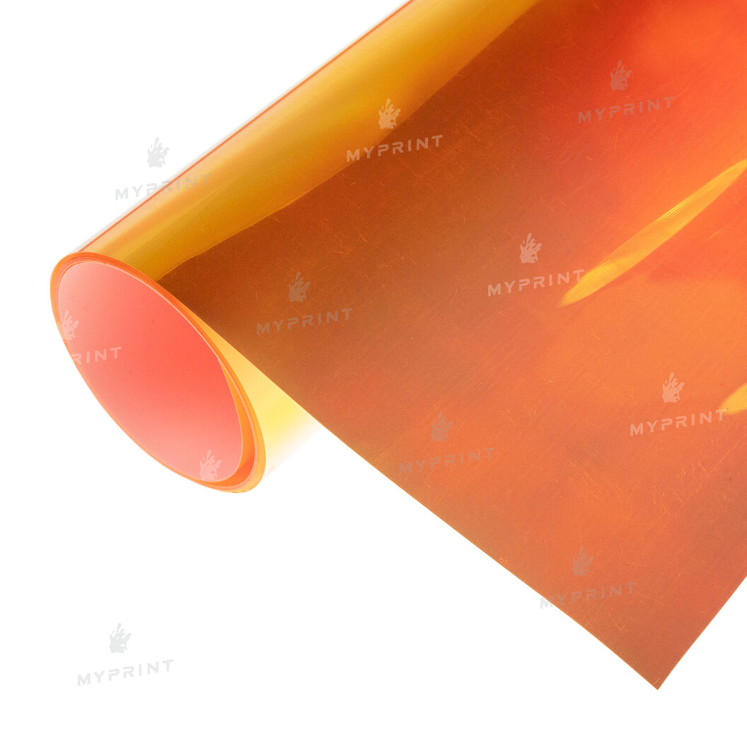 Термотрансферна плівка My Print Holographic люмінесцентна помаранчева з помаранчевим світінням 1 пог. м. (1*0,5 м) (9795) - фото 1 Термотрансферна плівка My Print Holographic люмінесцентна помаранчева з помаранчевим світінням 1 пог. м. (1*0,5 м) (9795) - фото 1 - Плотери і матеріали для порізки