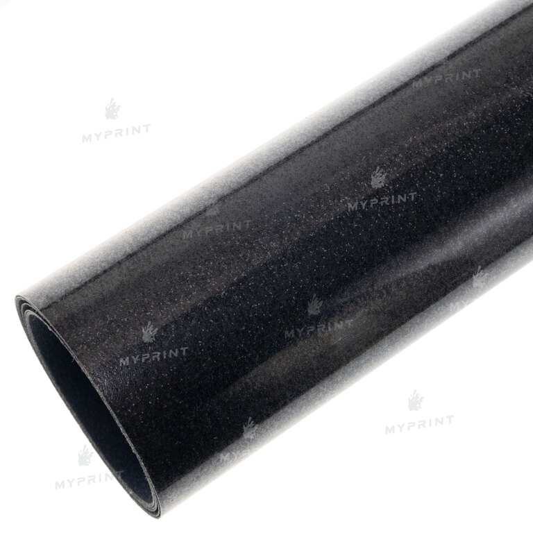Термотрансферная пленка My Print PU Glitter черная 1 пог. м. (1*0,5 м) (9811)  Термотрансферная пленка My Print PU Glitter черная 1 пог. м. (1*0,5 м) (9811)