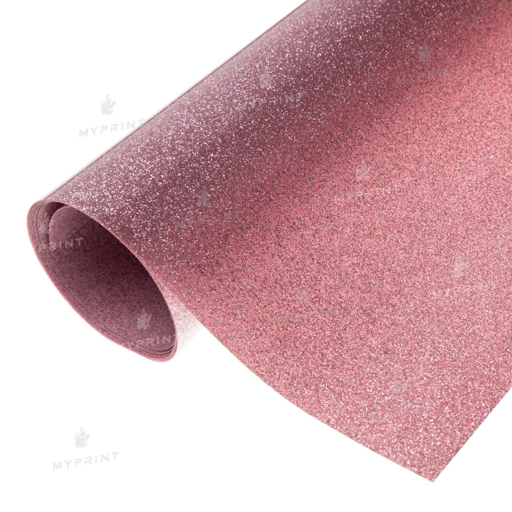 Термотрансферна плівка My Print PU Glitter рожева 1 пог. м. (1*0,5 м) (9817) - фото 1 Термотрансферна плівка My Print PU Glitter рожева 1 пог. м. (1*0,5 м) (9817) - фото 1 - Витратні матеріали для друку