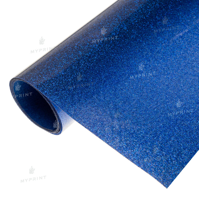 Термотрансферна плівка My Print PU Glitter синя 1 пог. м. (1*0,5 м) (9820)  Термотрансферна плівка My Print PU Glitter синя 1 пог. м. (1*0,5 м) (9820)