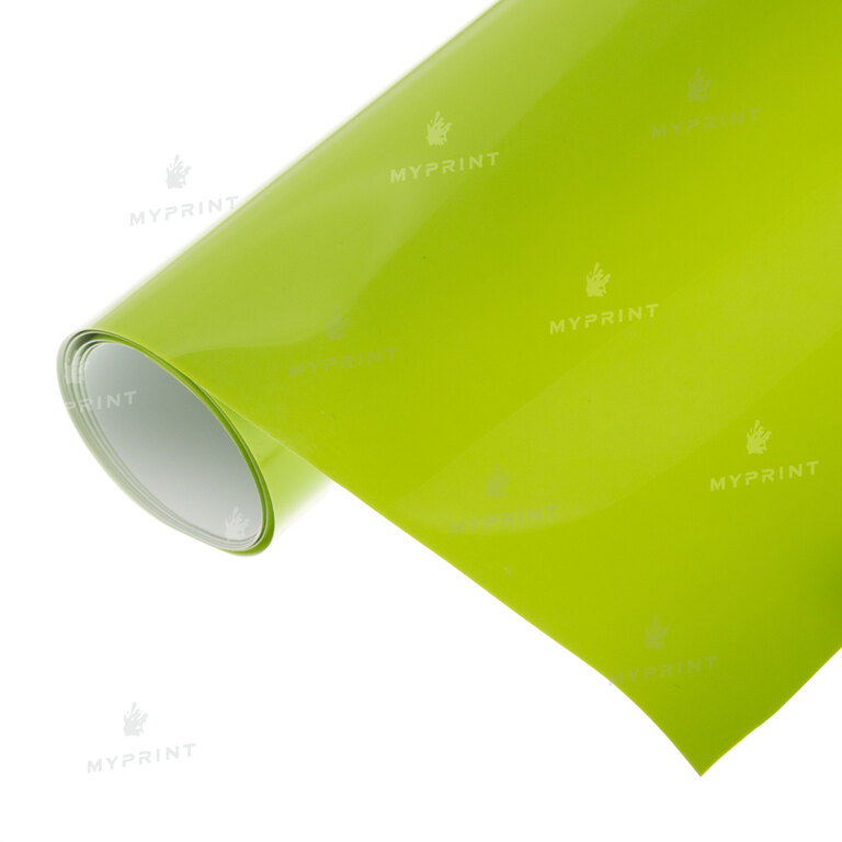 Термотрансферная пленка My Print High Flex PU салатовая 1 пог. м. (1*0,5 м) (9752)  Термотрансферная пленка My Print High Flex PU салатовая 1 пог. м. (1*0,5 м) (9752)