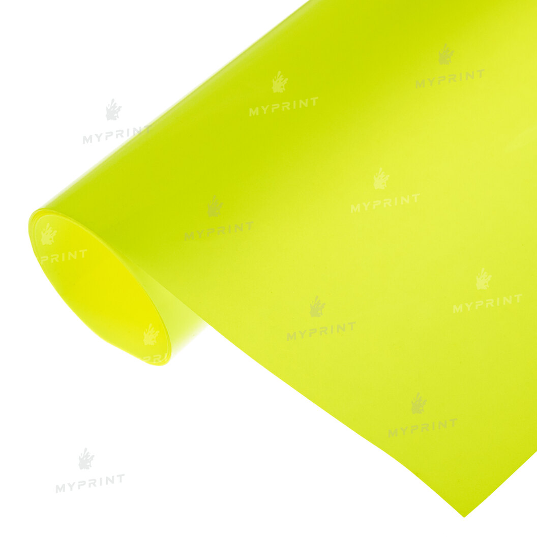 Термотрансферна плівка My Print Luminous люмінесцентна жовта з жовтим світінням 1 пог. м. (1*0,6 м) (9789) - фото 1 Термотрансферна плівка My Print Luminous люмінесцентна жовта з жовтим світінням 1 пог. м. (1*0,6 м) (9789) - фото 1 - Плотери і матеріали для порізки