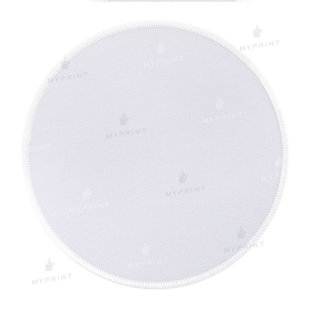 Sublimation round mouse pad with white overlock 20*0.3 cm (10017) - фото 1 Sublimation round mouse pad with white overlock 20*0.3 cm (10017) - фото 1 - Blanks for sublimation