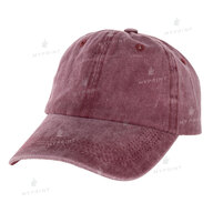 Six-blade cap cotton Vintage shabby maroon (10036) - фото 1 Six-blade cap cotton Vintage shabby maroon (10036) - фото 1 - Blanks for sublimation