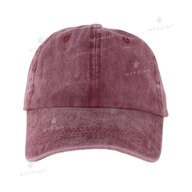 Six-blade cap cotton Vintage shabby maroon (10036) - фото 2 Six-blade cap cotton Vintage shabby maroon (10036) - фото 2 - Blanks for sublimation