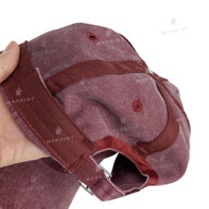Six-blade cap cotton Vintage shabby maroon (10036) - фото 4 Six-blade cap cotton Vintage shabby maroon (10036) - фото 4 - Blanks for sublimation