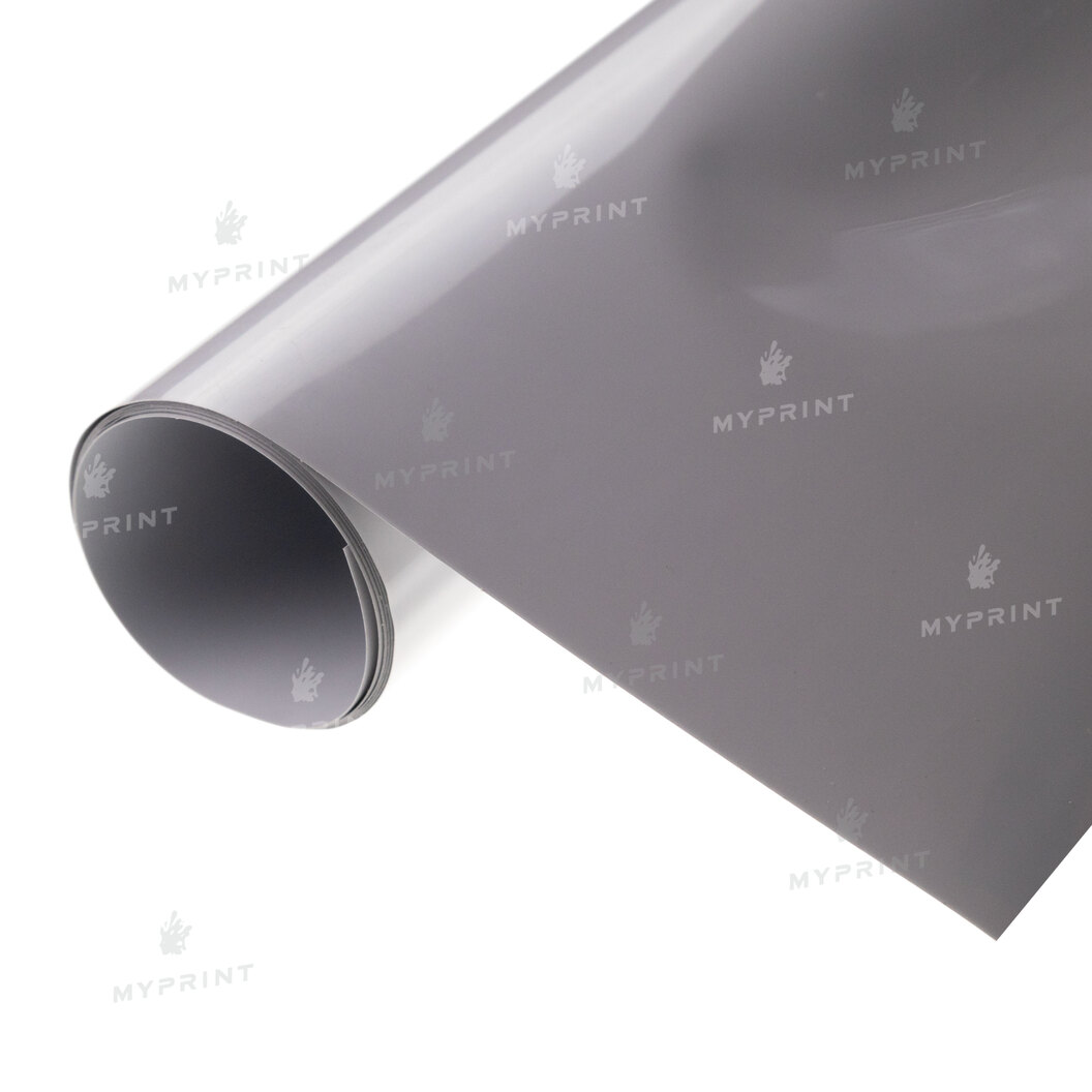 Thermal transfer film My Print Flex PVC gray 1 linear. m. (1*0.6 m) (9756) - фото 1 Thermal transfer film My Print Flex PVC gray 1 linear. m. (1*0.6 m) (9756) - фото 1 - Plotters and materials for cutting