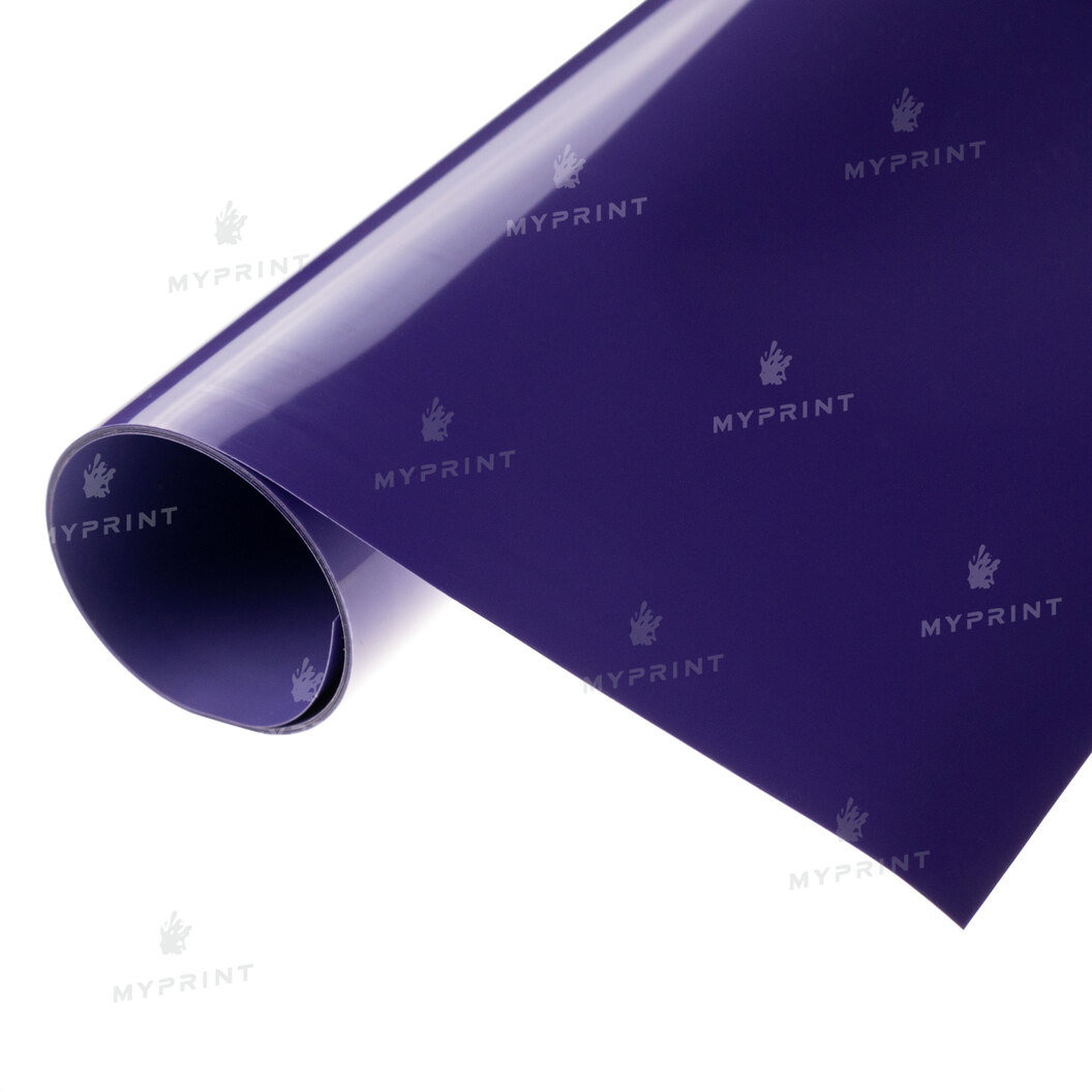 Thermal transfer film My Print Flex PVC purple 1 linear. m. (1*0.6 m) (9754) - фото 1 Thermal transfer film My Print Flex PVC purple 1 linear. m. (1*0.6 m) (9754) - фото 1 - Plotters and materials for cutting