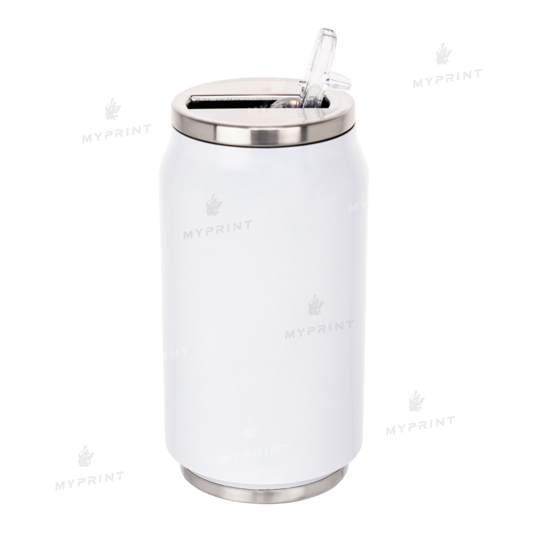 Thermocup for sublimation metal "Coca Cola" white (350 ml) (6064) - фото 1 Thermocup for sublimation metal "Coca Cola" white (350 ml) (6064) - фото 1 - Blanks for sublimation